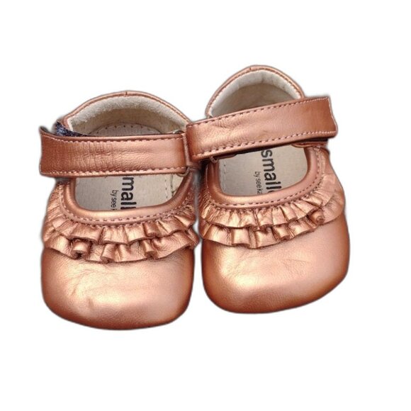 Smaller by See Kai Run Bronze Kristine Mary Jane Shoes Size 0-6 Months - Picture 2 of 10